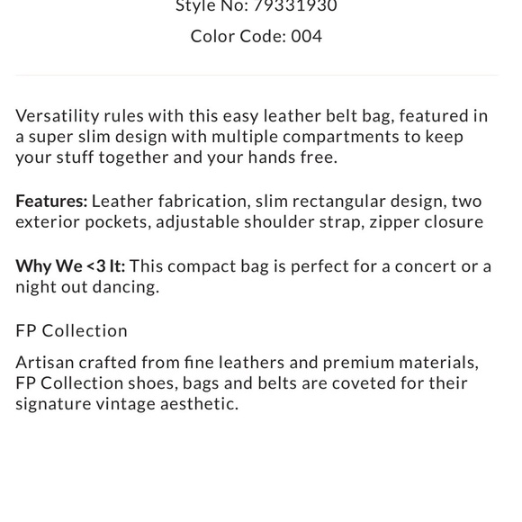 Free People Jagger Leather Sling Bag - Picture 7 of 8